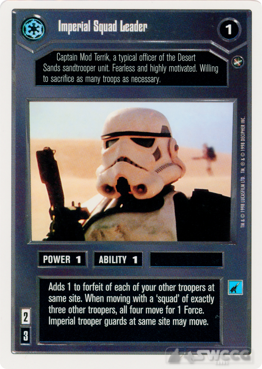 Imperial Squad Leader (WB)