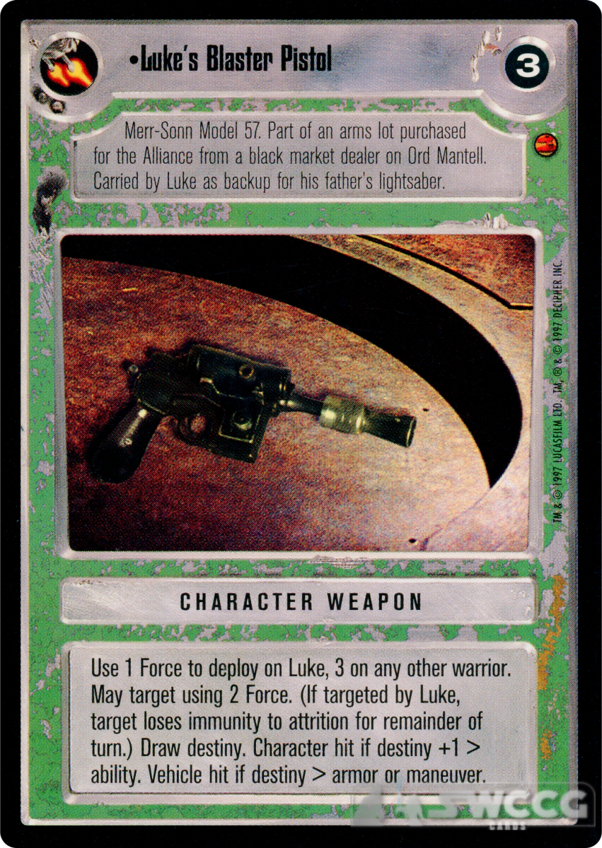 Luke's Blaster Pistol