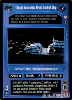 Trade Federation Droid Control Ship