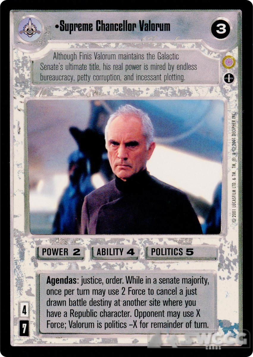 Supreme Chancellor Valorum (AI)