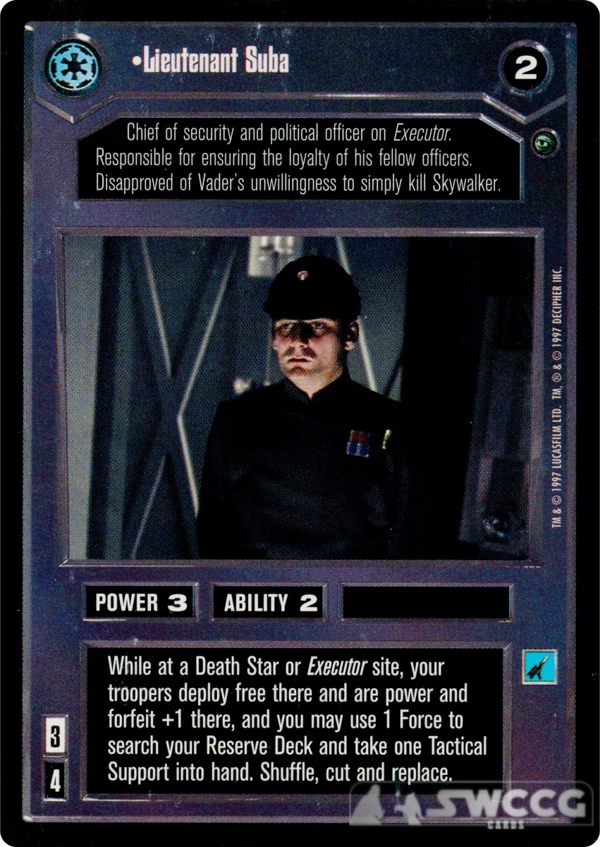Lieutenant Suba