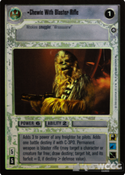 Chewie With Blaster Rifle (Foil)