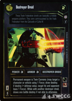 Trample Japanese Foil VRF Star Wars CCG Reflections III 3 