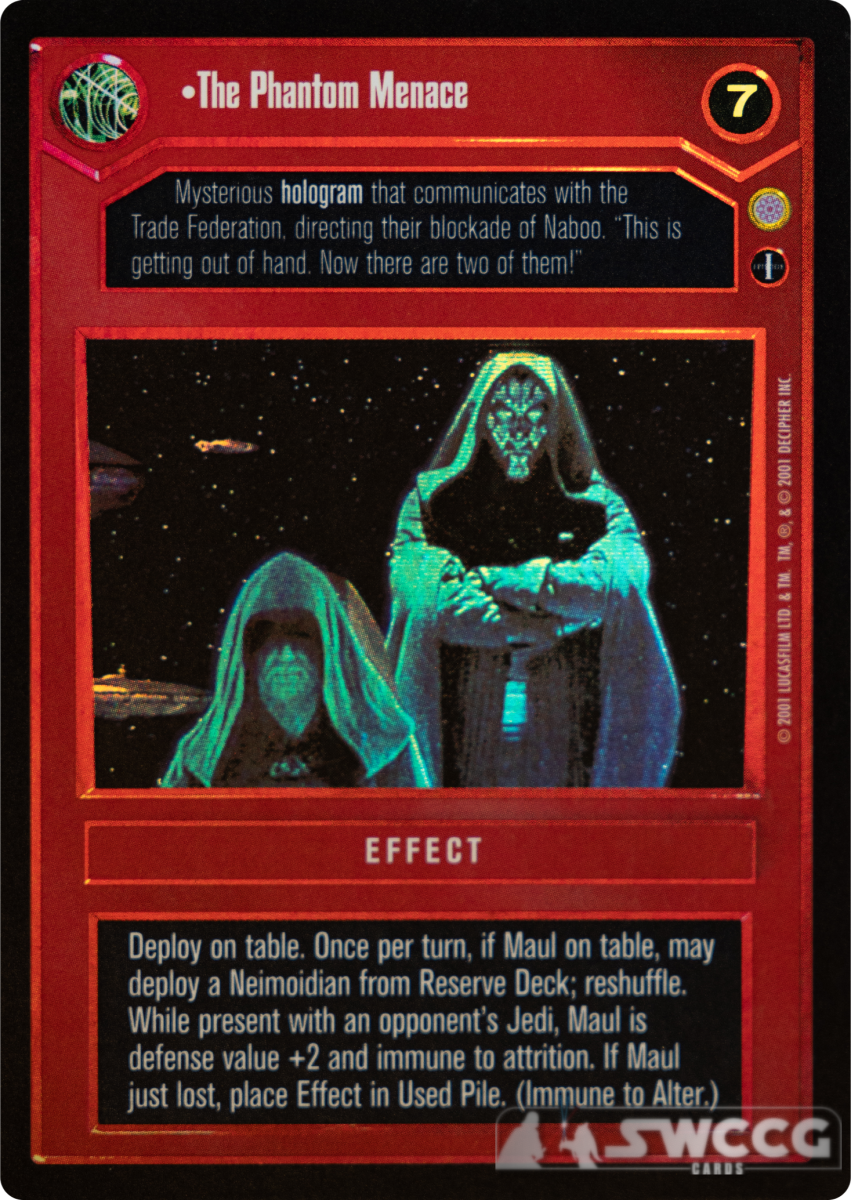 The Phantom Menace (Foil, AI) 1 The Phantom Menace (Foil, AI)