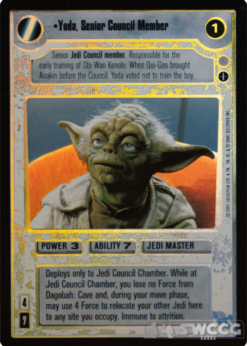 Yoda, Senior Council Member (Foil)
