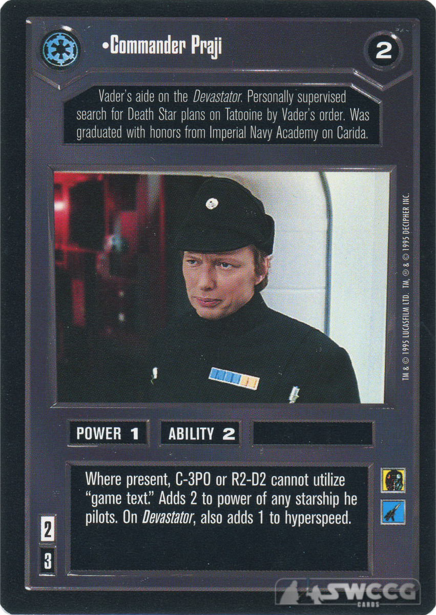Commander Praji 1 Commander Praji