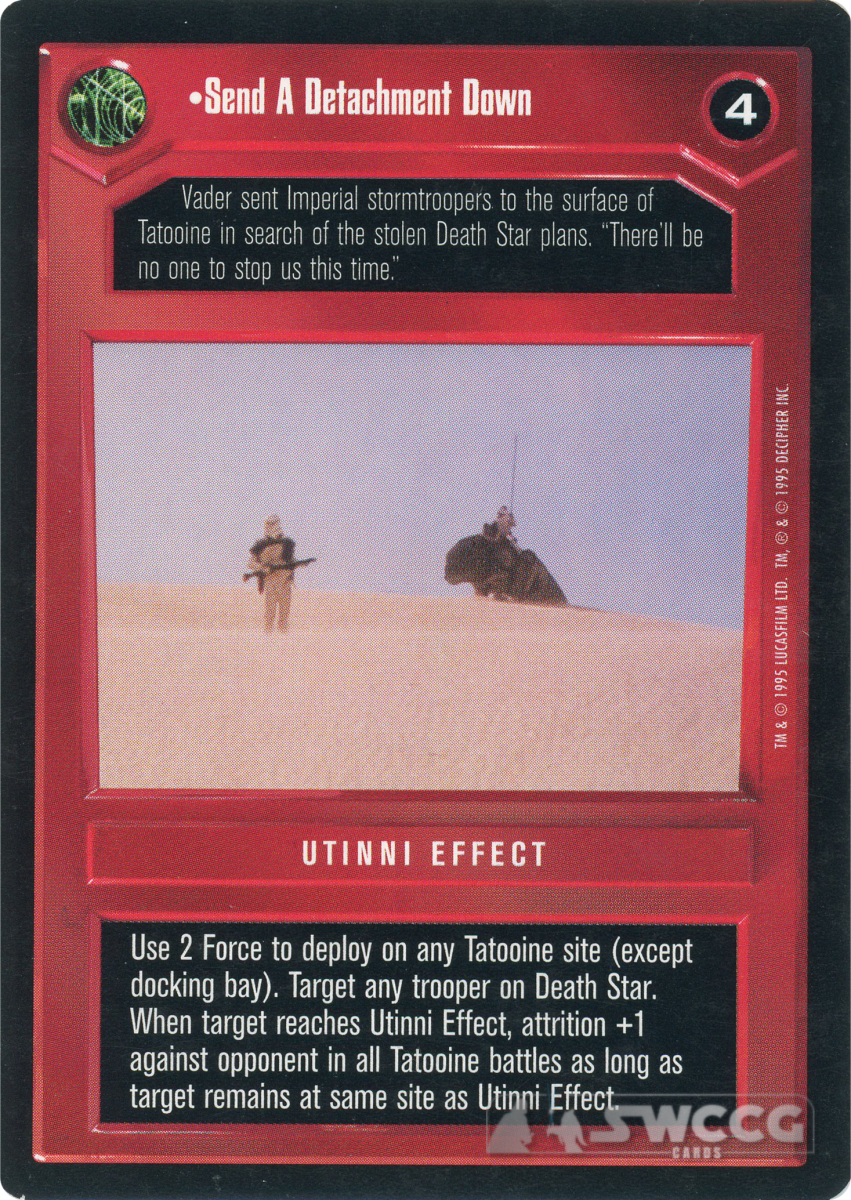 Send A Detachment Down 1 Send A Detachment Down