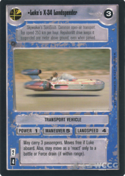 Luke's X-34 Landspeeder
