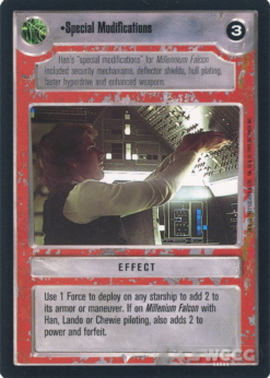 Special Modifications