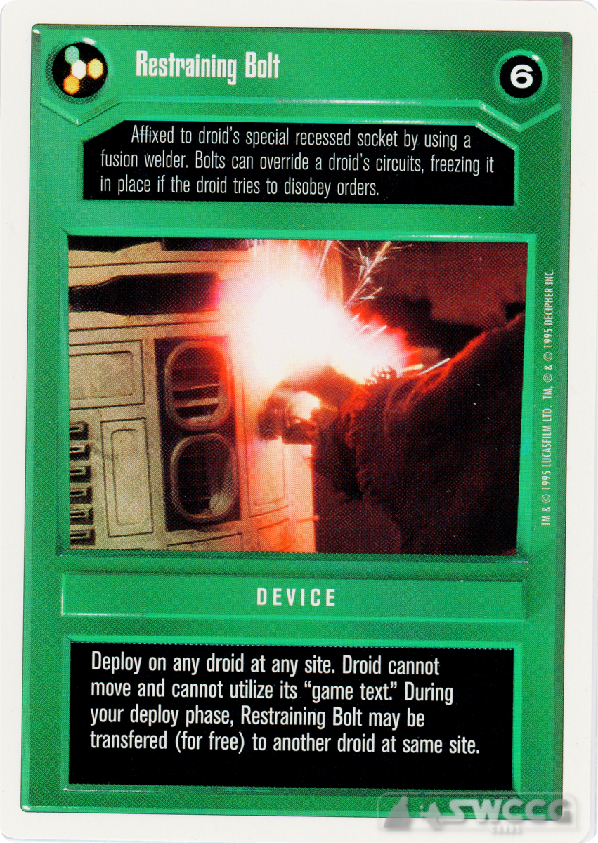 Restraining Bolt (DS, WB) 1 Restraining Bolt (DS, WB)