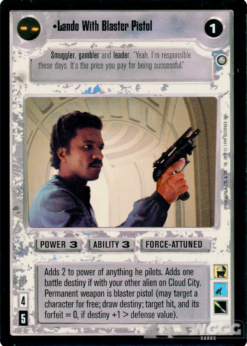 Lando With Blaster Pistol