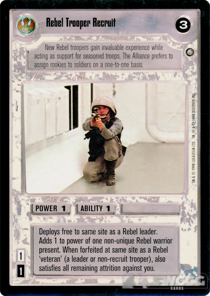 Rebel Trooper Recruit 1 Rebel Trooper Recruit