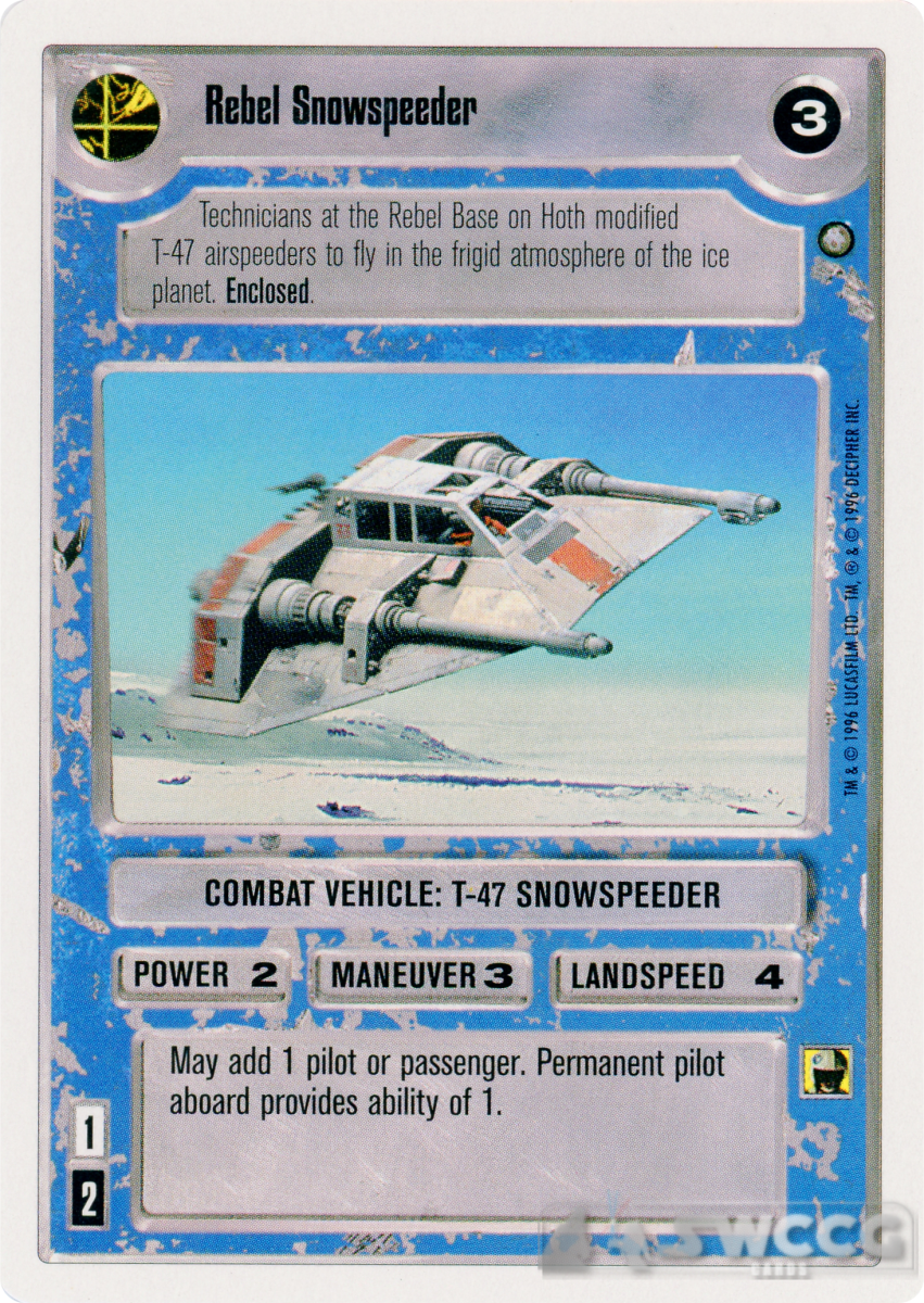 Rebel Snowspeeder (WB)