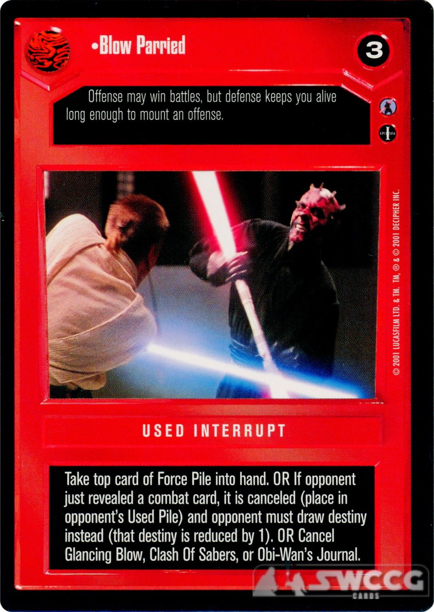 Blow Parried 1 Blow Parried