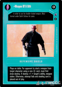 Weapon Of A Sith (Shield)
