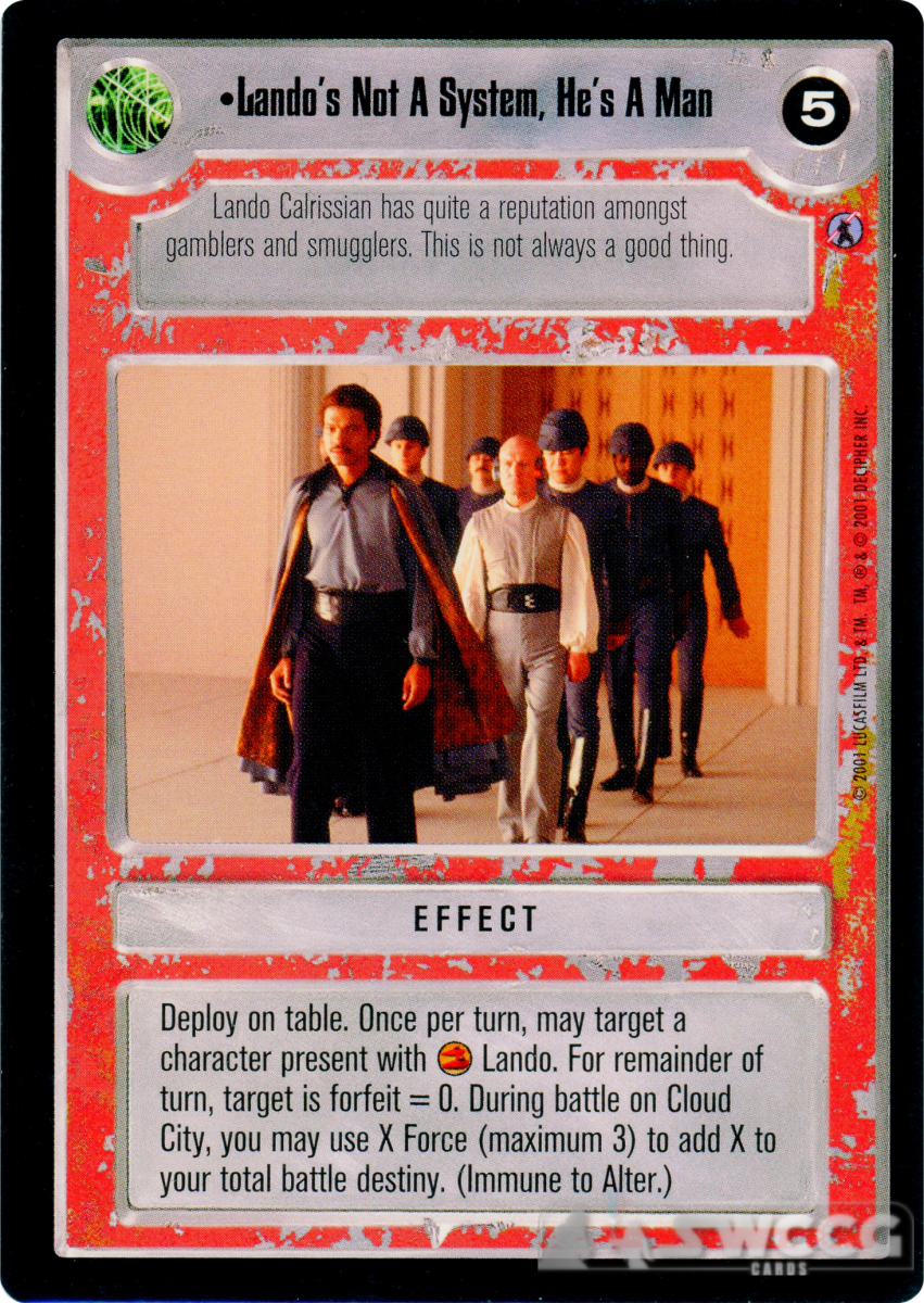 Lando's Not A System, He's A Man