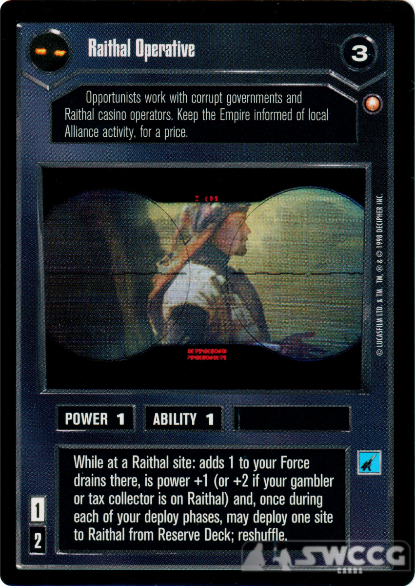 Raithal Operative 1 Raithal Operative