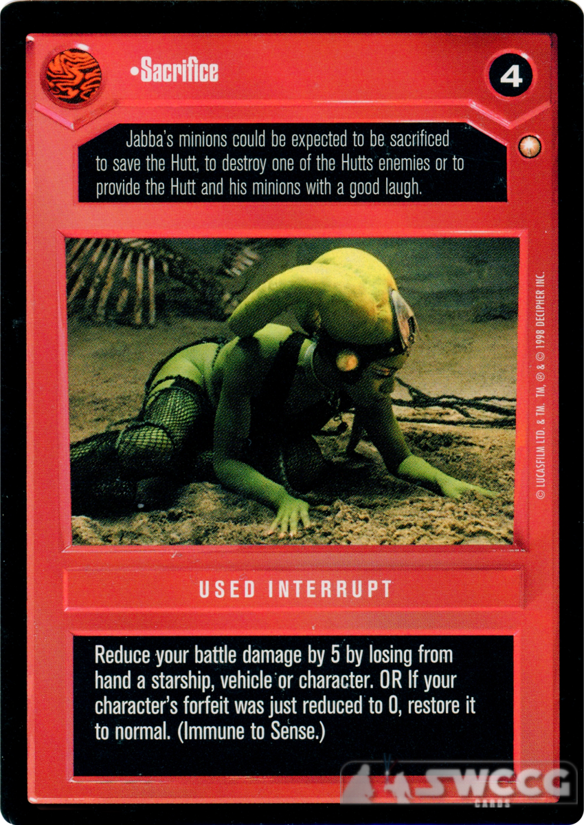 Sacrifice 1 Sacrifice