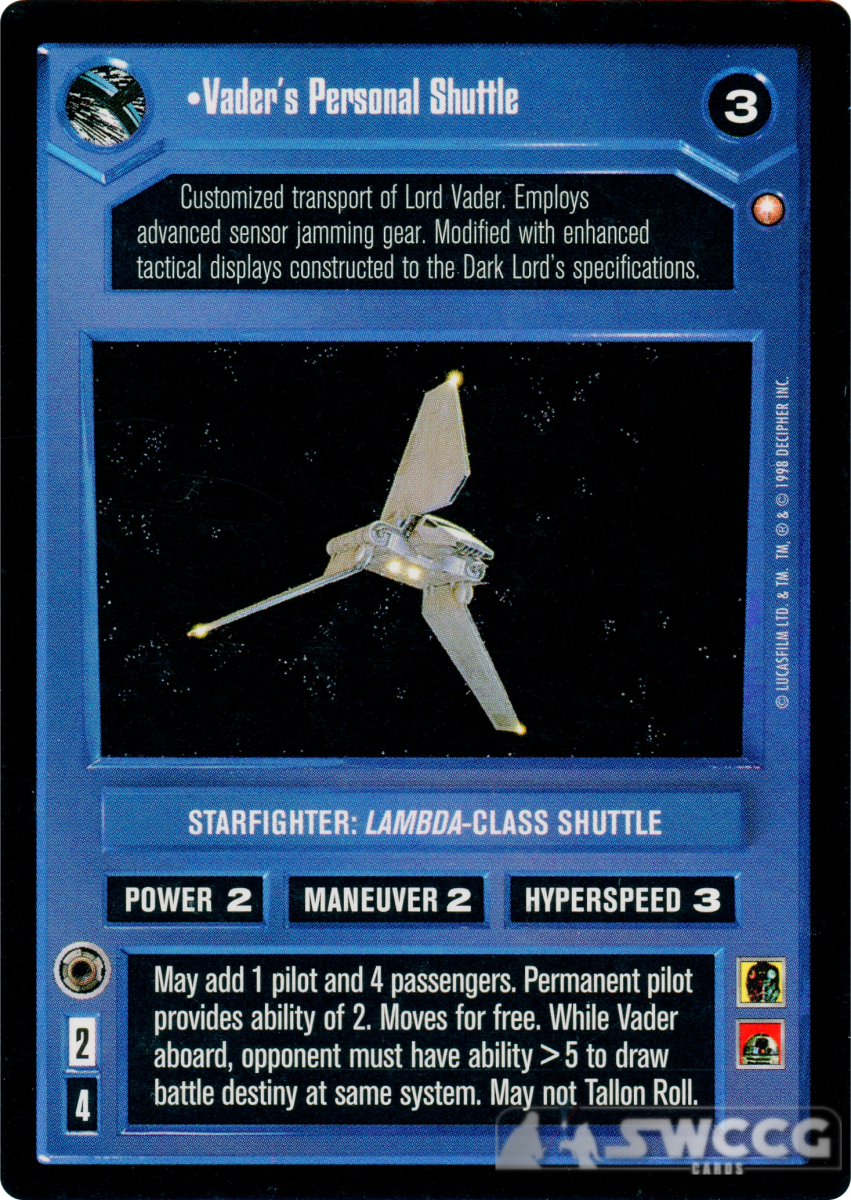 Vader's Personal Shuttle 1 Vader's Personal Shuttle