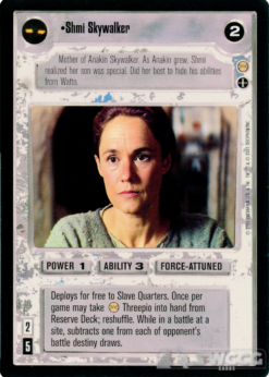Decipher Star Wars CCG Tatooine Cards – Free Selection – LS/DS – 1st Edition