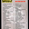 Tatooine Dark Side Card List