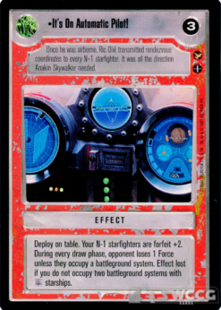 It's On Automatic Pilot!